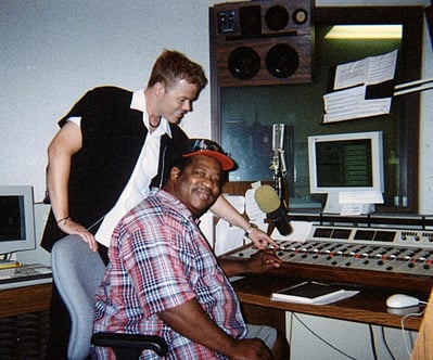 Drew Verbis and Jerry Lawson