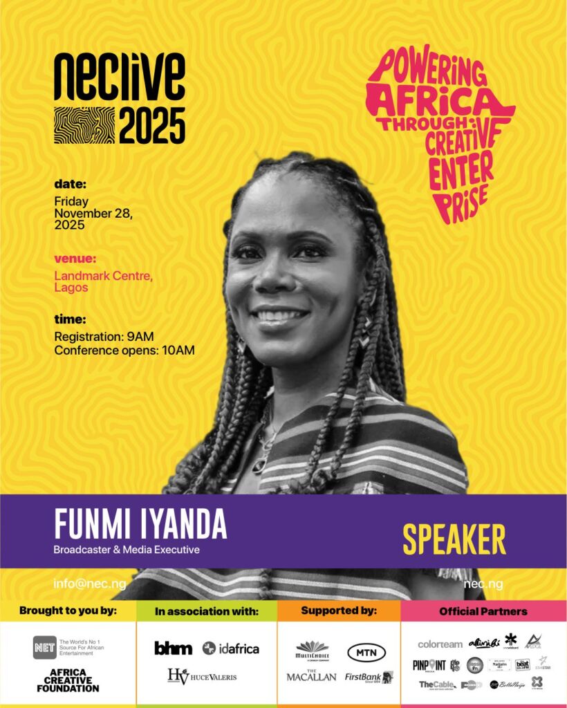 FULL LIST: Steve Babaeko, Audu Maikori, Kene Okwuosa, to join Funmi Iyanda, Folu Storms, Timi Dakolo, others at NECLive 2025